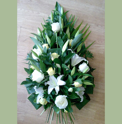 Funeral Flowers Bolton, Single ended arrangement