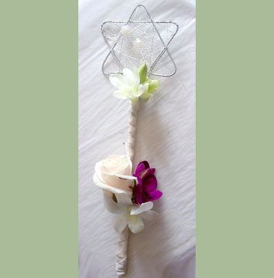 Wedding Flowers Bolton, Flower Girl Wand